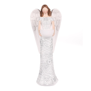 Anděl Elisa stojící svícen, 38cm