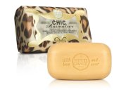 Luxusní italské mýdlo v BIO kvalitě, Chic Animalier, had/leopard, 250g