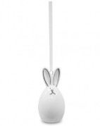 Vajíčko králík bílý, k zavěšení, keramika, 7x3,5x3,5cm