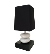 Stolní lampa - Double stone black 37 cm