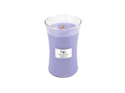 WoodWick – vonná svíčka Lavender Spa Levandulová lázeň, velká 110-120 hod