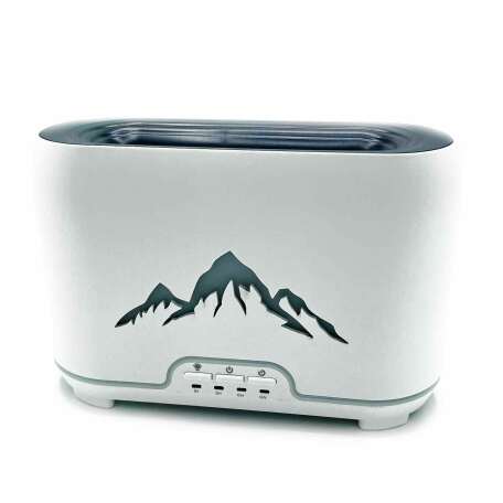 Himalájský Aroma Difuzér - USBC, efekt plamene, dálkové ovládání, časovač, 12,5x18 cm