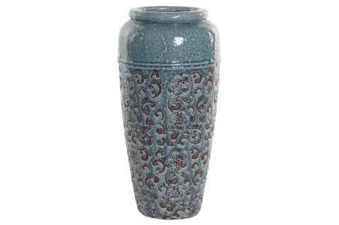 Terakotová váza BLUE, 19,5x40cm