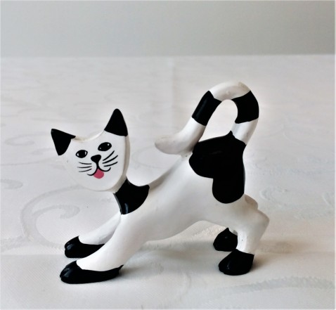 Kočka černobílá mini
