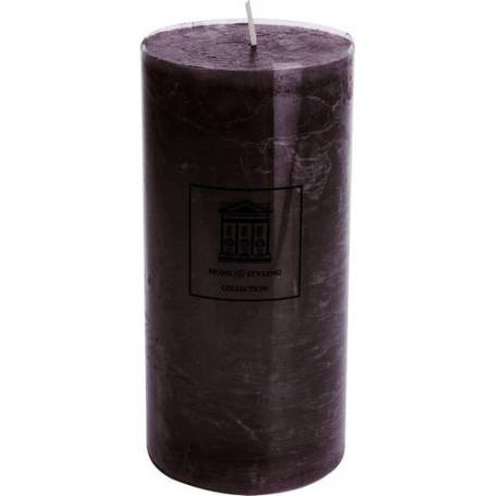 Parafínová svíčka Home Styling, fialová, 6,5x17cm